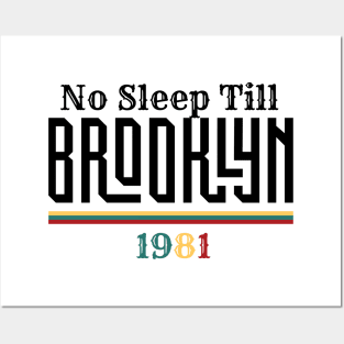 No Sleep Till Brooklyn Posters and Art